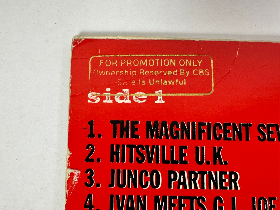 The Clash - Sandinista! E3X 37037 Epics Records 3 X Vinyl Record 1980 Promo Copy [Photo 5]