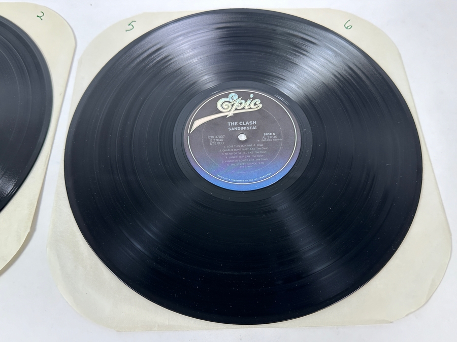 The Clash - Sandinista! E3X 37037 Epics Records 3 X Vinyl Record 1980 Promo Copy [Photo 15]
