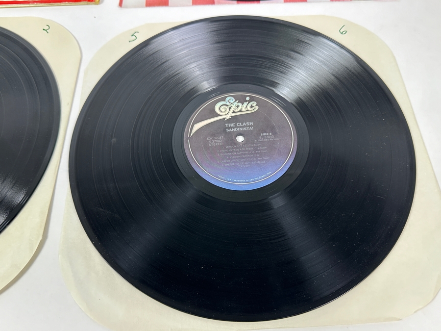 The Clash - Sandinista! E3X 37037 Epics Records 3 X Vinyl Record 1980 Promo Copy [Photo 17]