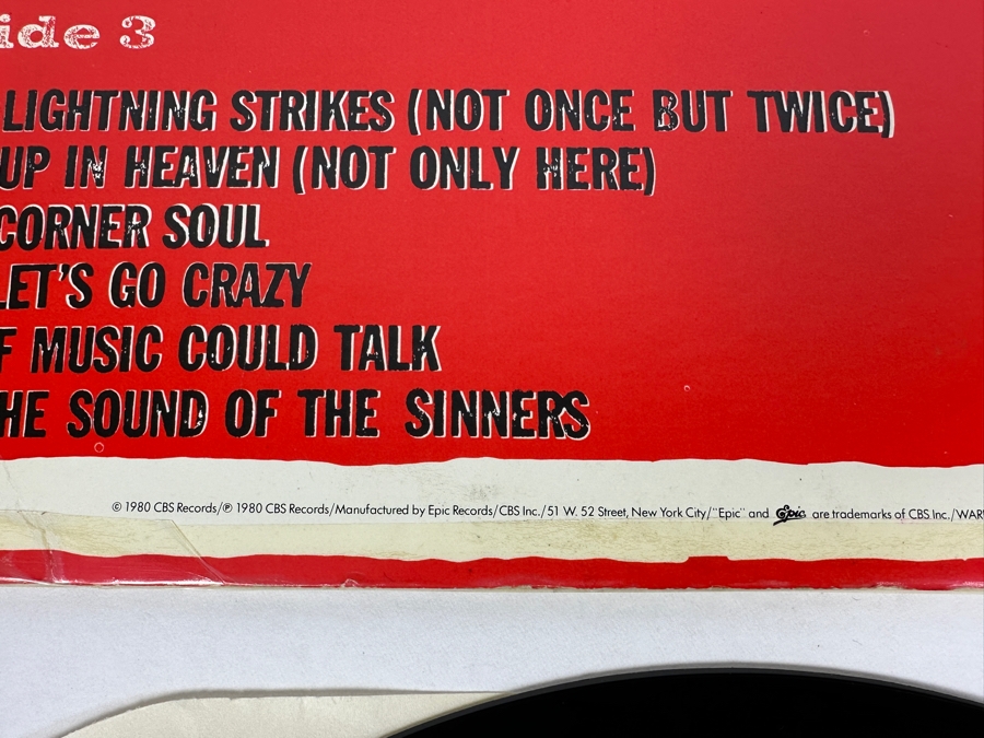The Clash - Sandinista! E3X 37037 Epics Records 3 X Vinyl Record 1980 Promo Copy [Photo 6]