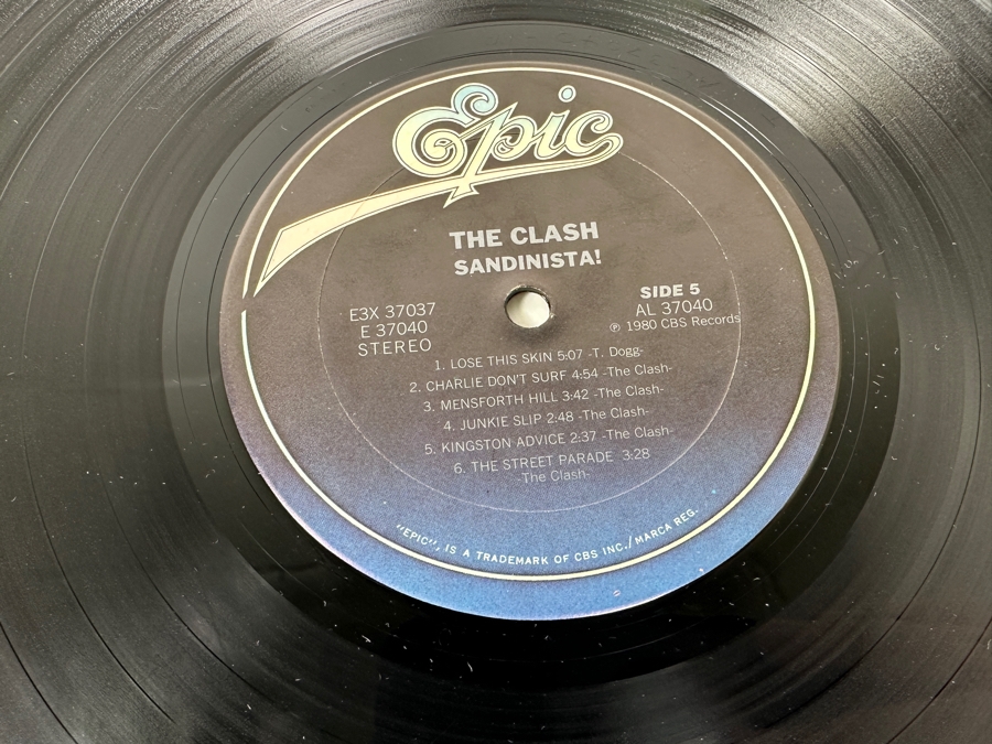 The Clash - Sandinista! E3X 37037 Epics Records 3 X Vinyl Record 1980 Promo Copy [Photo 16]