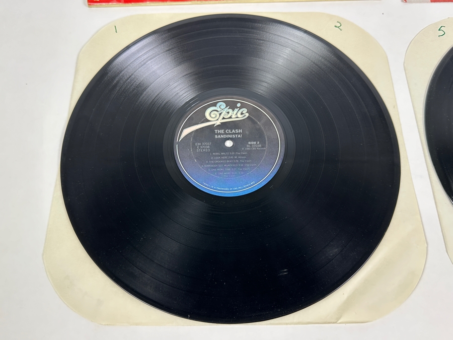 The Clash - Sandinista! E3X 37037 Epics Records 3 X Vinyl Record 1980 Promo Copy [Photo 9]