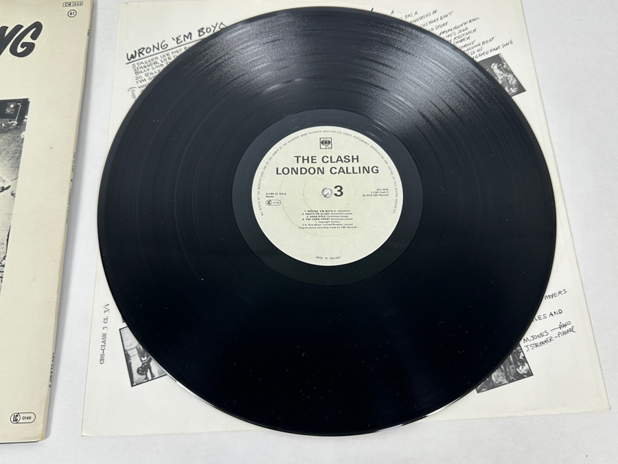 The Clash - London Calling S CBS CL 1/2 A CBS Records 2 X Vinyl Record 1979 UK Import Promo Copy [Photo 13]