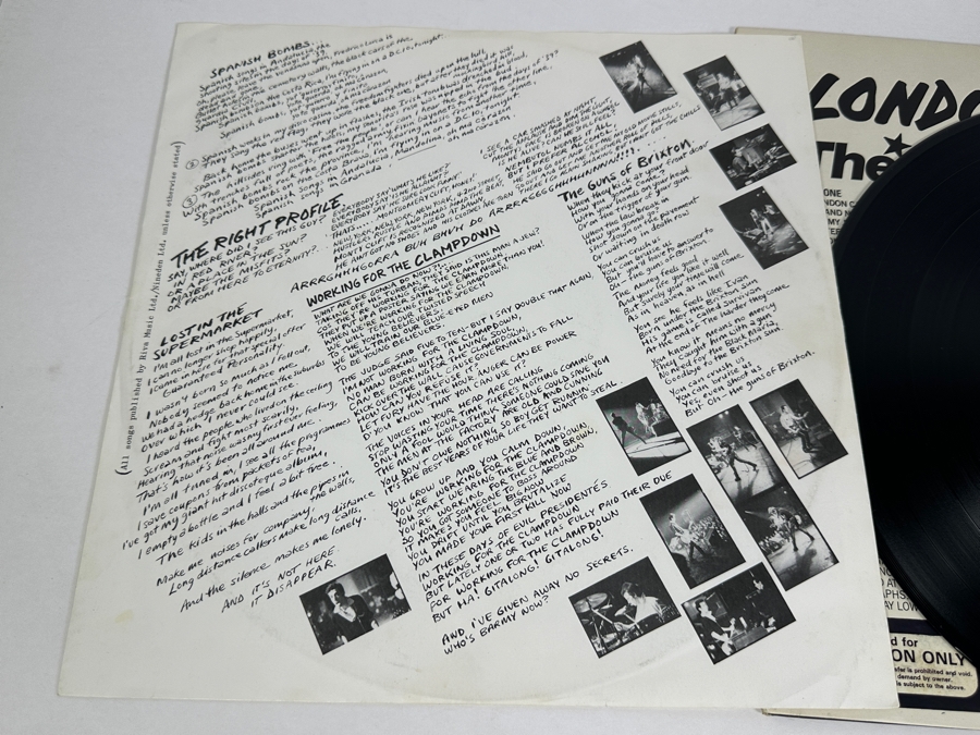 The Clash - London Calling S CBS CL 1/2 A CBS Records 2 X Vinyl Record 1979 UK Import Promo Copy [Photo 12]