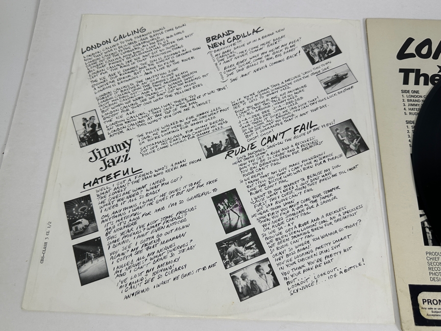 The Clash - London Calling S CBS CL 1/2 A CBS Records 2 X Vinyl Record 1979 UK Import Promo Copy [Photo 11]
