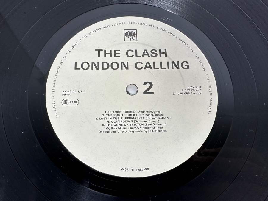 The Clash - London Calling S CBS CL 1/2 A CBS Records 2 X Vinyl Record 1979 UK Import Promo Copy [Photo 10]