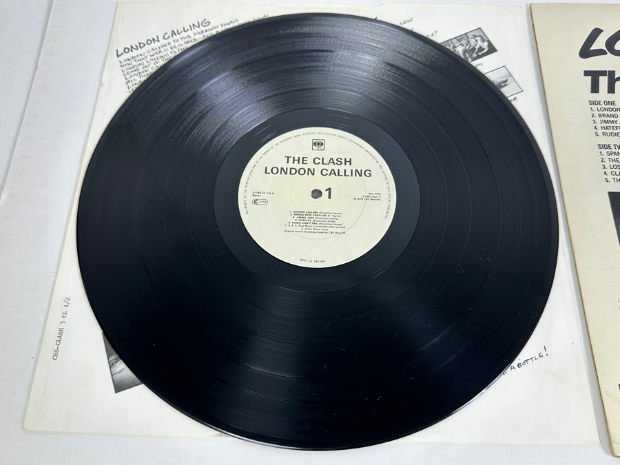 The Clash - London Calling S CBS CL 1/2 A CBS Records 2 X Vinyl Record 1979 UK Import Promo Copy [Photo 7]