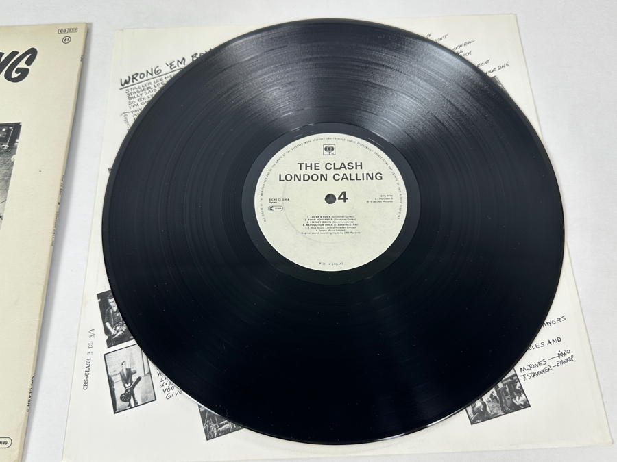 The Clash - London Calling S CBS CL 1/2 A CBS Records 2 X Vinyl Record 1979 UK Import Promo Copy [Photo 15]
