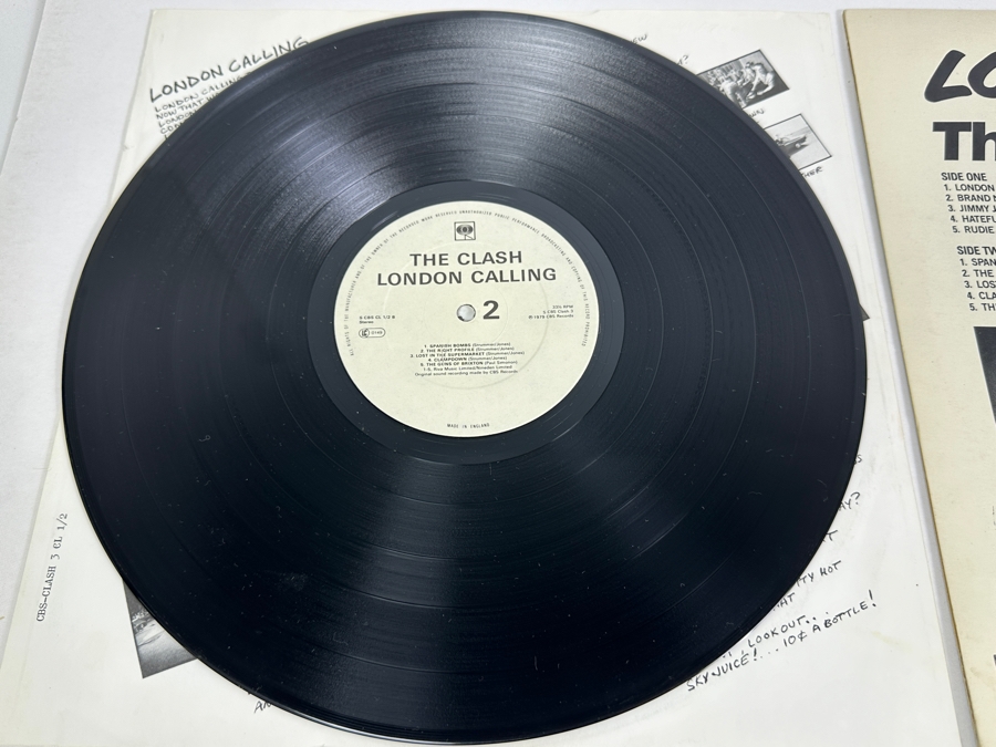 The Clash - London Calling S CBS CL 1/2 A CBS Records 2 X Vinyl Record 1979 UK Import Promo Copy [Photo 9]