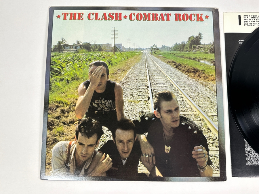 The Clash - Combat Rock FE 37689 Epic Records Vinyl Record 1982 [Photo 2]