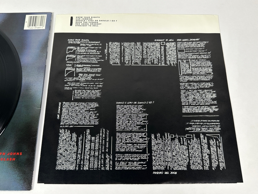 The Clash - Combat Rock FE 37689 Epic Records Vinyl Record 1982 [Photo 8]