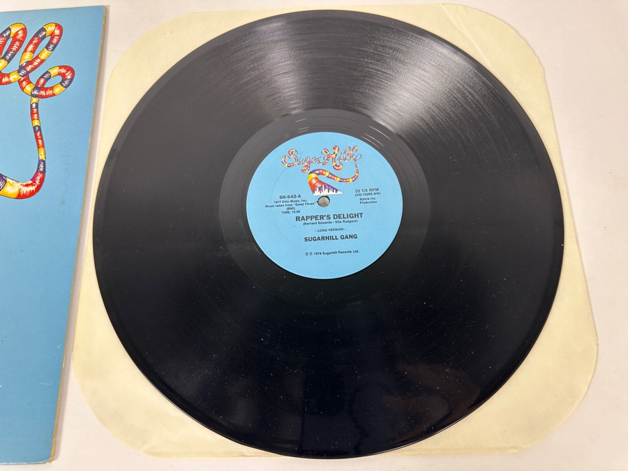 Sugarhill Gang - Rapper's Delight SH-542-A Sugar Hill Records Vinyl Record 1979 [Photo 3]