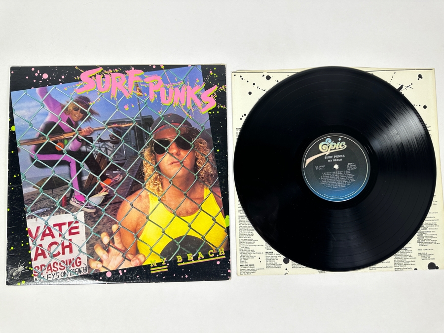 Surf Punks - My Beach NJE 36500 Epic Records Vinyl Record 1980 [Photo 1]