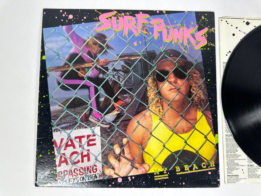 Surf Punks - My Beach NJE 36500 Epic Records Vinyl Record 1980 [Photo 2]