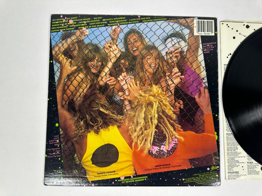 Surf Punks - My Beach NJE 36500 Epic Records Vinyl Record 1980 [Photo 3]