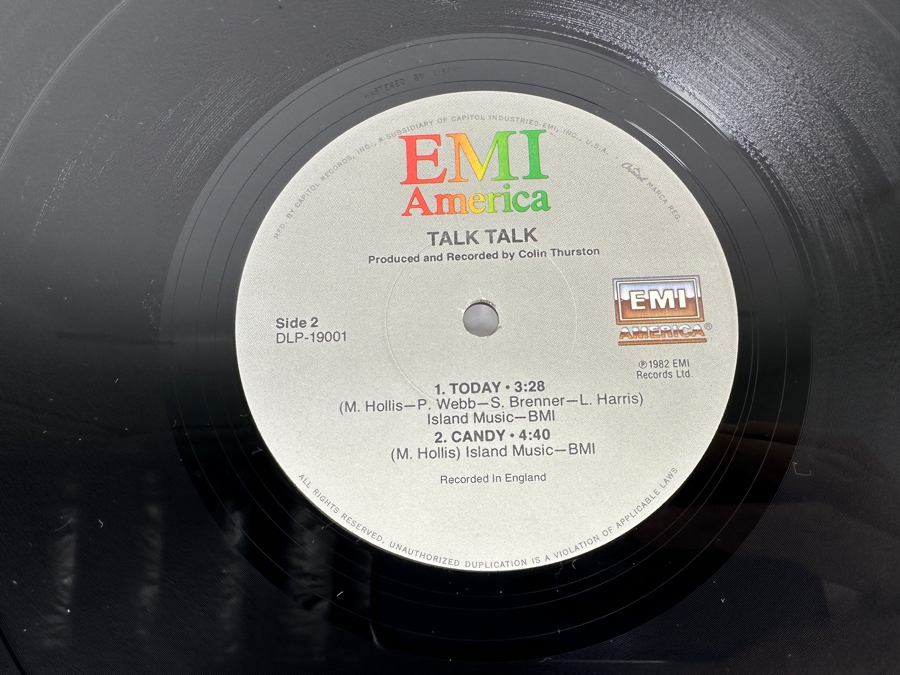 Talk Talk - Talk Talk DLP-19001 EMI America Vinyl Record Mini-Album 1982 [Photo 7]