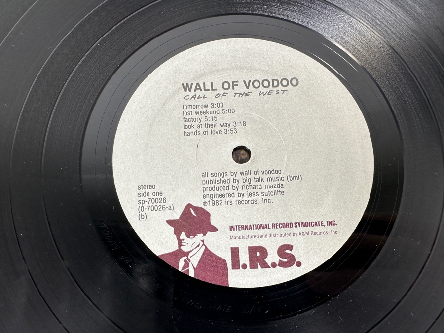 Wall Of Voodoo - Call Of The West SP-70026 I.R.S. Records Vinyl Record 1982 [Photo 5]
