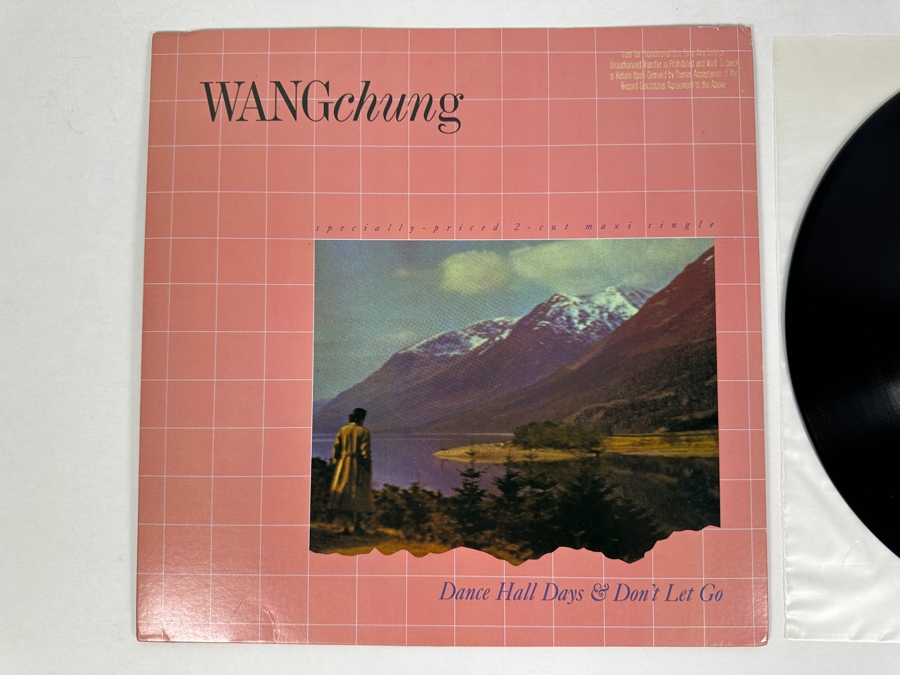Wang Chung - Dance Hall Days (Remix) 0-20194 Geffen Records 12' Vinyl Record 1984 Promo Copy [Photo 2]