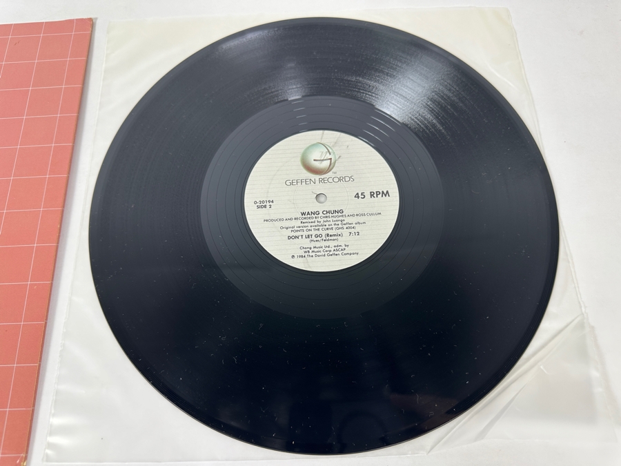 Wang Chung - Dance Hall Days (Remix) 0-20194 Geffen Records 12' Vinyl Record 1984 Promo Copy [Photo 7]