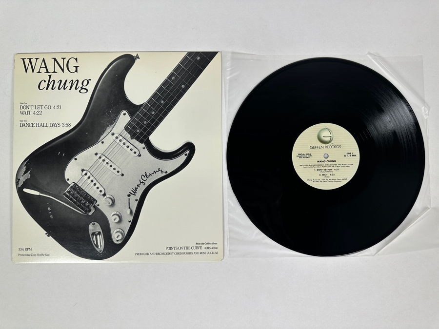 Wang Chung - Selections From Points On The Curve PRO-A-2108 Geffen Records 12' Vinyl Record 1983 Promo Copy [Photo 1]