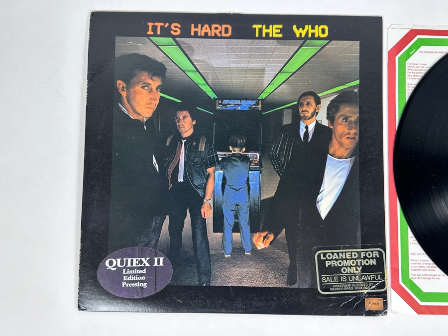 The Who - It's Hard 1-23731 Warner Bros Records Vinyl Record QUIEX II Limited Edition Pressing Promo Copy [Photo 3]