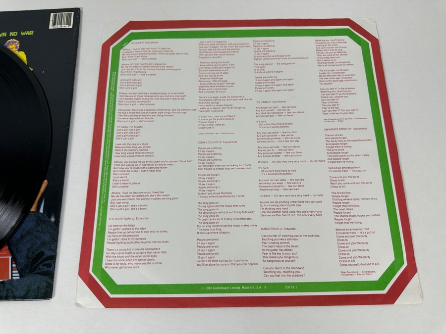 The Who - It's Hard 1-23731 Warner Bros Records Vinyl Record QUIEX II Limited Edition Pressing Promo Copy [Photo 11]