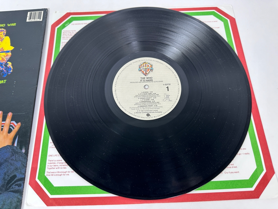 The Who - It's Hard 1-23731 Warner Bros Records Vinyl Record QUIEX II Limited Edition Pressing Promo Copy [Photo 7]