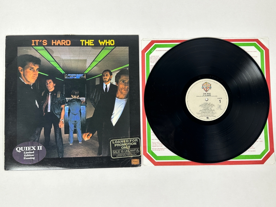 The Who - It's Hard 1-23731 Warner Bros Records Vinyl Record QUIEX II Limited Edition Pressing Promo Copy [Photo 2]