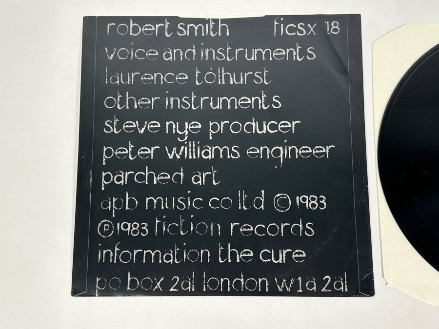 The Cure - The Upstairs Room / The Dream / The Walk / Lament Ficsx 18 Fiction Records 45 RPM Single Vinyl Record UK Import [Photo 3]