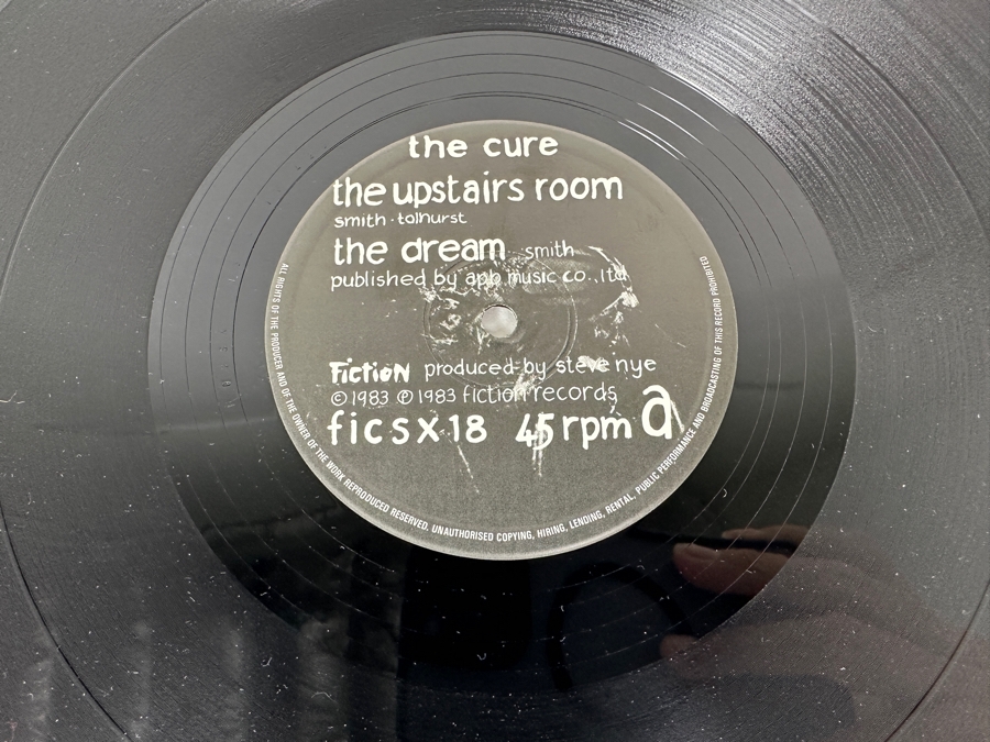 The Cure - The Upstairs Room / The Dream / The Walk / Lament Ficsx 18 Fiction Records 45 RPM Single Vinyl Record UK Import [Photo 5]
