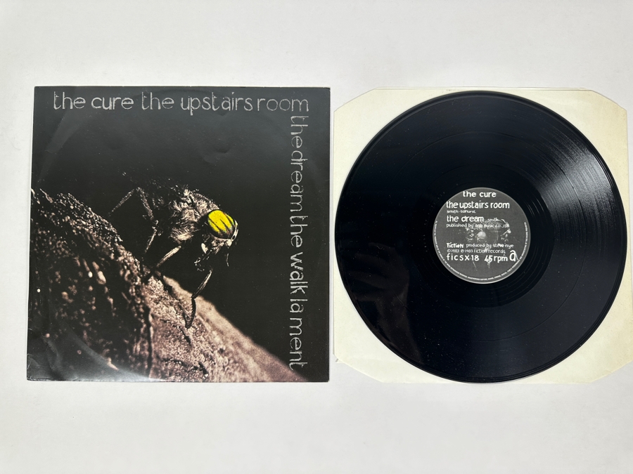 The Cure - The Upstairs Room / The Dream / The Walk / Lament Ficsx 18 Fiction Records 45 RPM Single Vinyl Record UK Import [Photo 1]