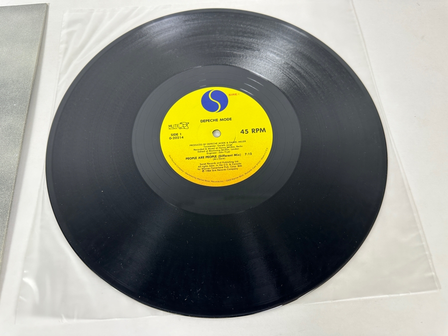 Depeche Mode - People Are People 0-20214 Sire Records 45 RPM Vinyl Record Maxi-Single 1984 Promo Copy [Photo 5]
