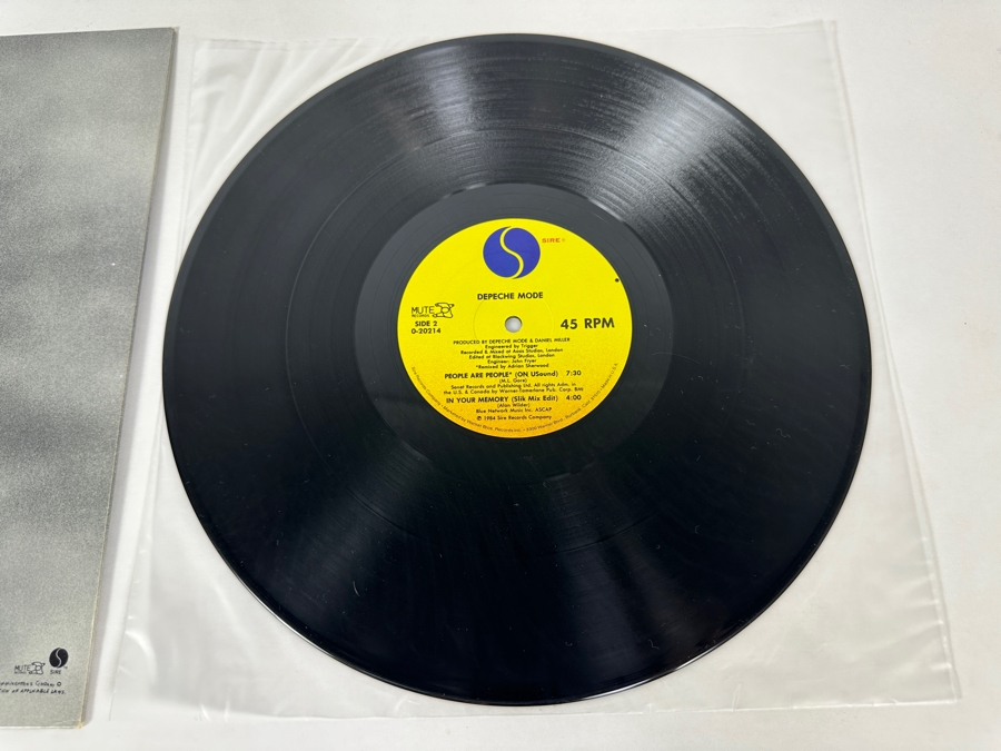 Depeche Mode - People Are People 0-20214 Sire Records 45 RPM Vinyl Record Maxi-Single 1984 Promo Copy [Photo 7]