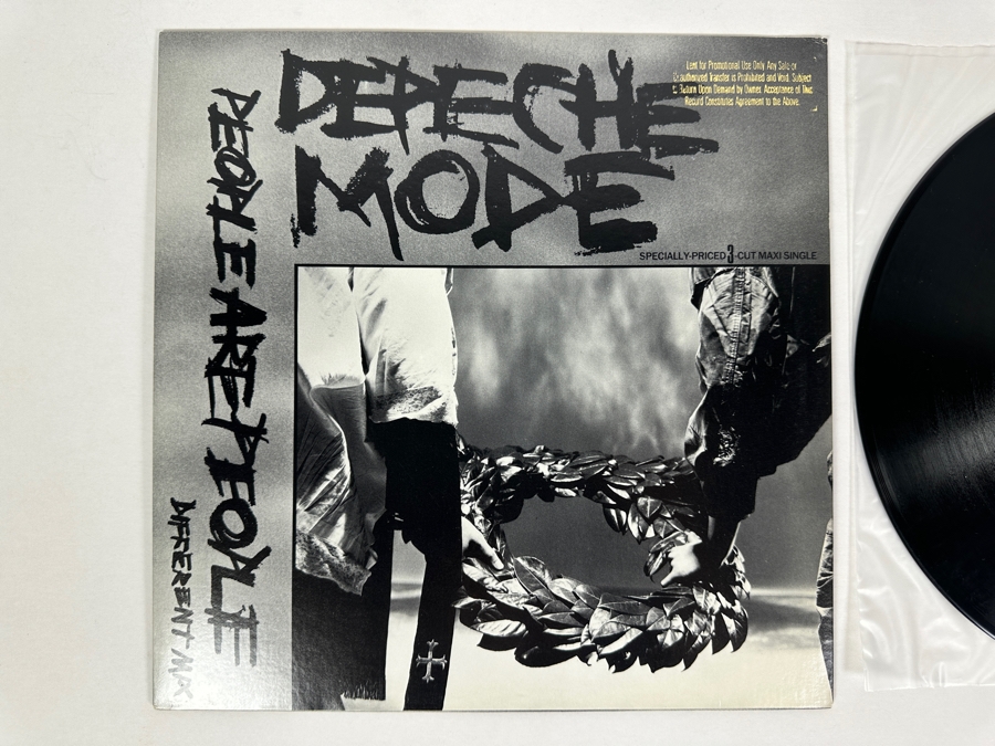 Depeche Mode - People Are People 0-20214 Sire Records 45 RPM Vinyl Record Maxi-Single 1984 Promo Copy [Photo 2]