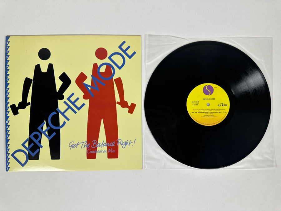 Depeche Mode - Get The Balance Right! 0-29704 Sire Records 45 RPM Vinyl Record Maxi-Single 1983 [Photo 1]