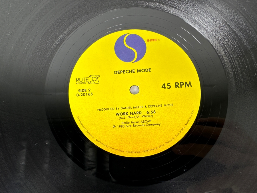 Depeche Mode - Everything Counts (In Larger Amounts) 0-20165 Sire Records 45 RPM Vinyl Record Maxi-Single 1983 Promo Copy [Photo 8]