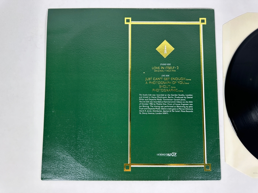 Limited Edition Depeche Mode - Love In Itself - 2 - And Live Tracks Bong 4 Mute Records Vinyl Record 1983 Numbered F / 699 [Photo 5]
