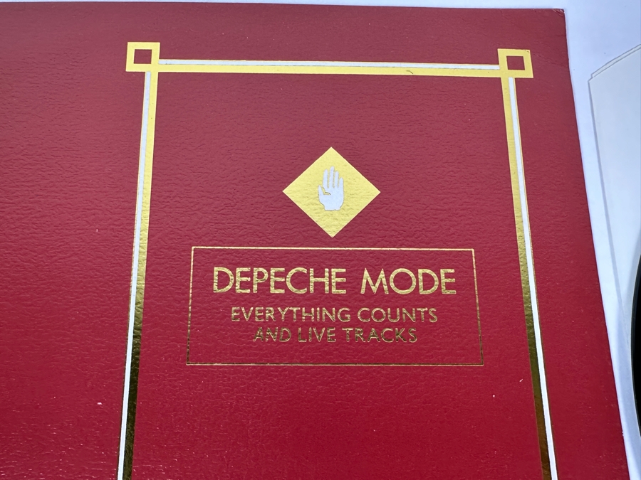 Limited Edition Depeche Mode - Everything Counts And Live Tracks Bong 3 Mute Records Vinyl Record 1983 Numbered E / 1842 [Photo 4]