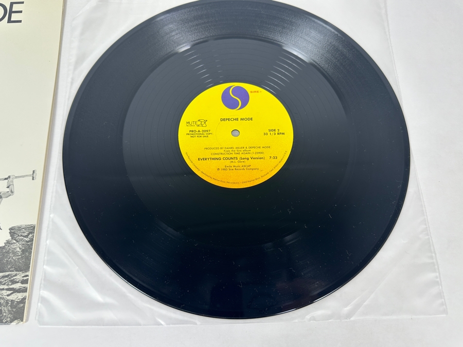 Depeche Mode - Everything Counts PRO-A-2097 Sire Records 12' Vinyl Record 1983 Promo Copy [Photo 6]