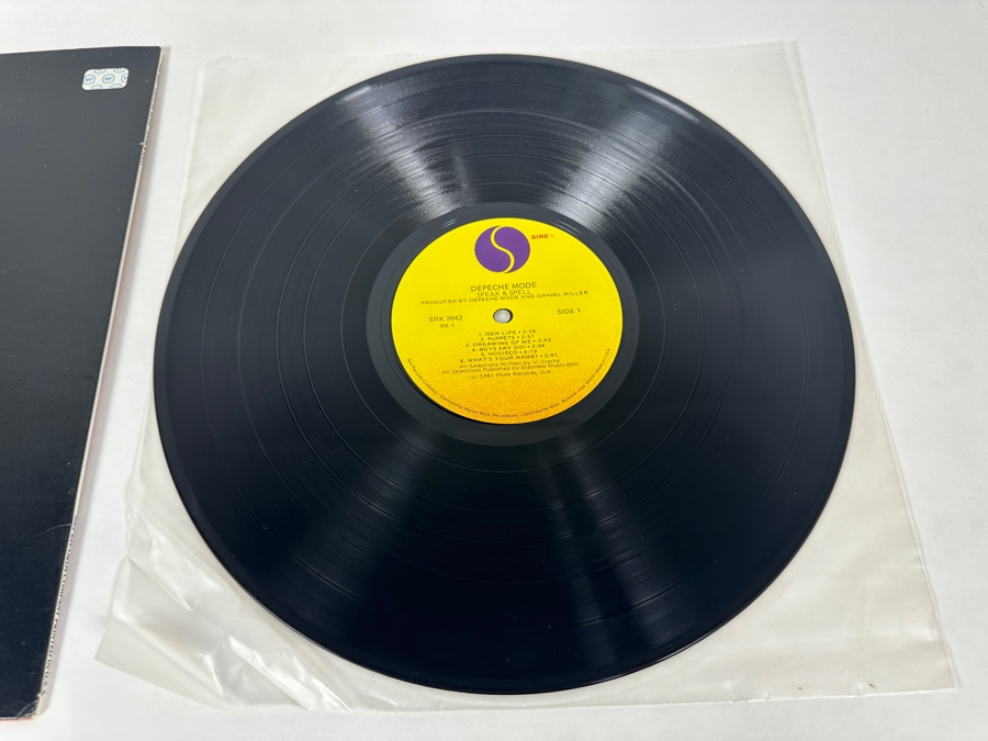 Depeche Mode - Speak & Spell SRK 3642 Sire Records Vinyl Record 1981 [Photo 4]