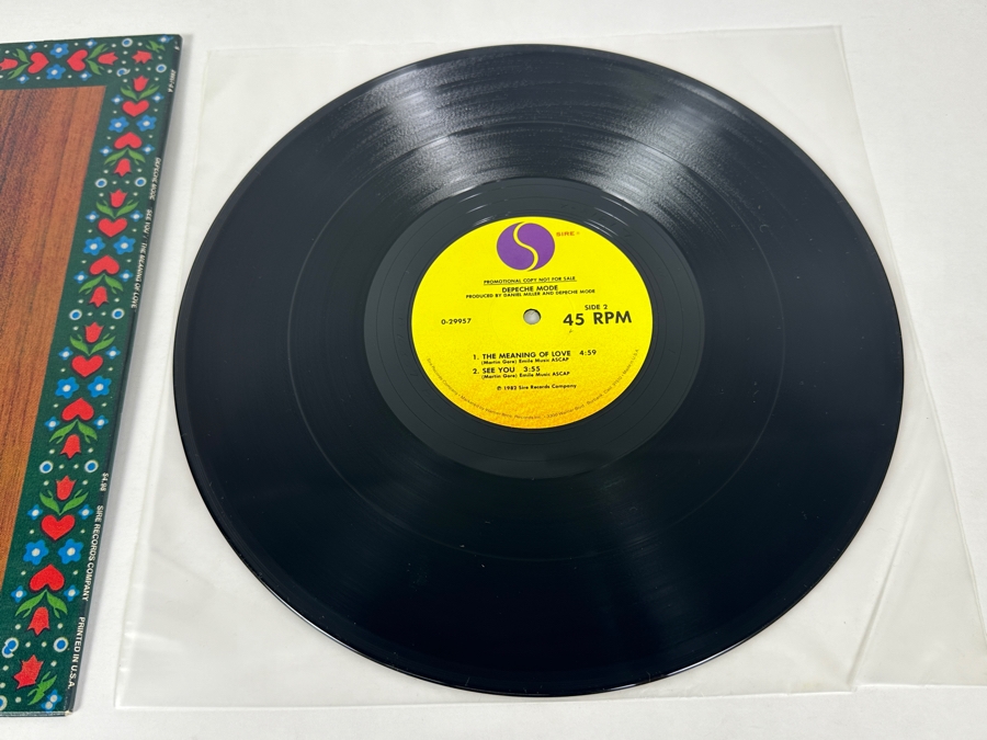 Depeche Mode - See You 0-29957 Sire Records 45 RPM 12' Vinyl Record 1982 [Photo 6]