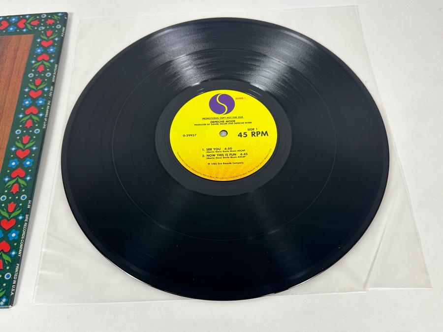 Depeche Mode - See You 0-29957 Sire Records 45 RPM 12' Vinyl Record 1982 [Photo 4]