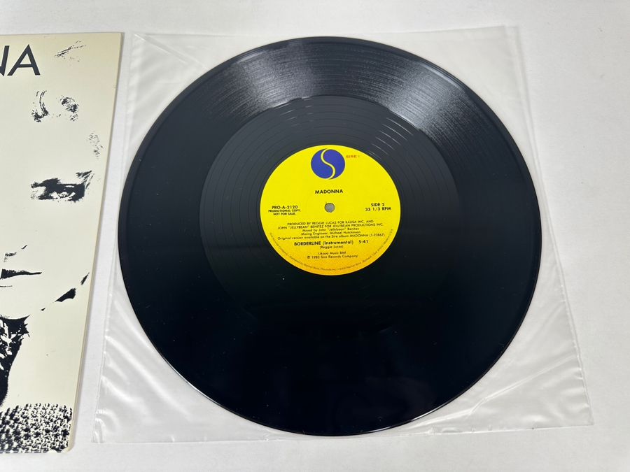 Madonna - Borderline PRO-A-2120 Sire Records 12' Vinyl Record 1984 Promo Copy [Photo 6]