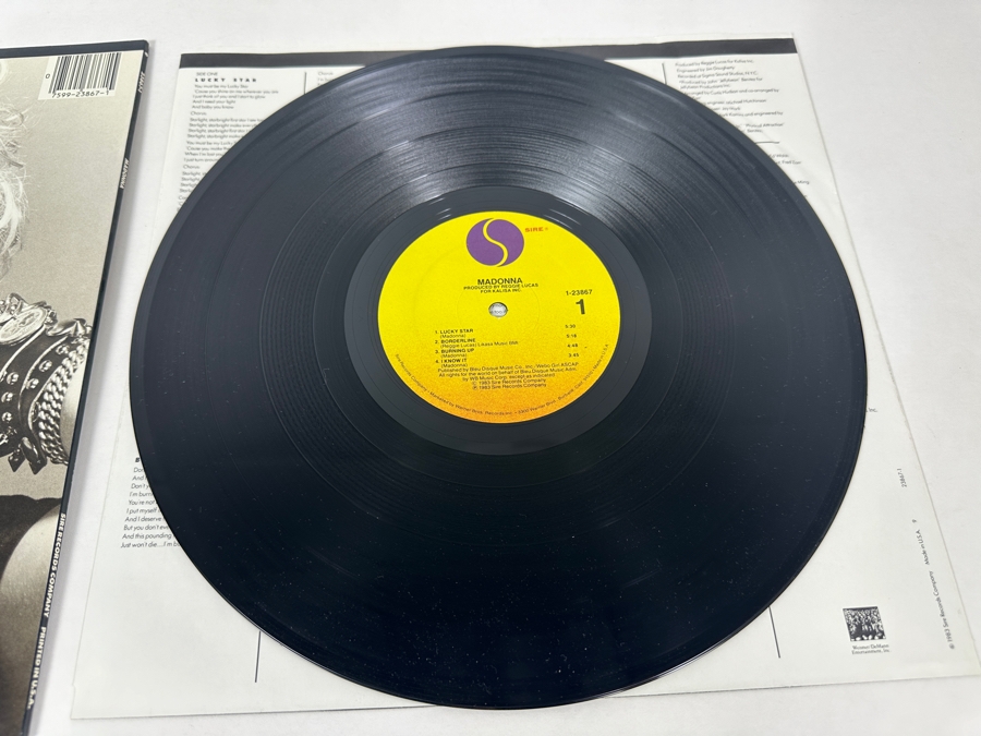 Madonna - Madonna 1-23867 Sire Records Vinyl Record 1983 Promo Copy [Photo 5]