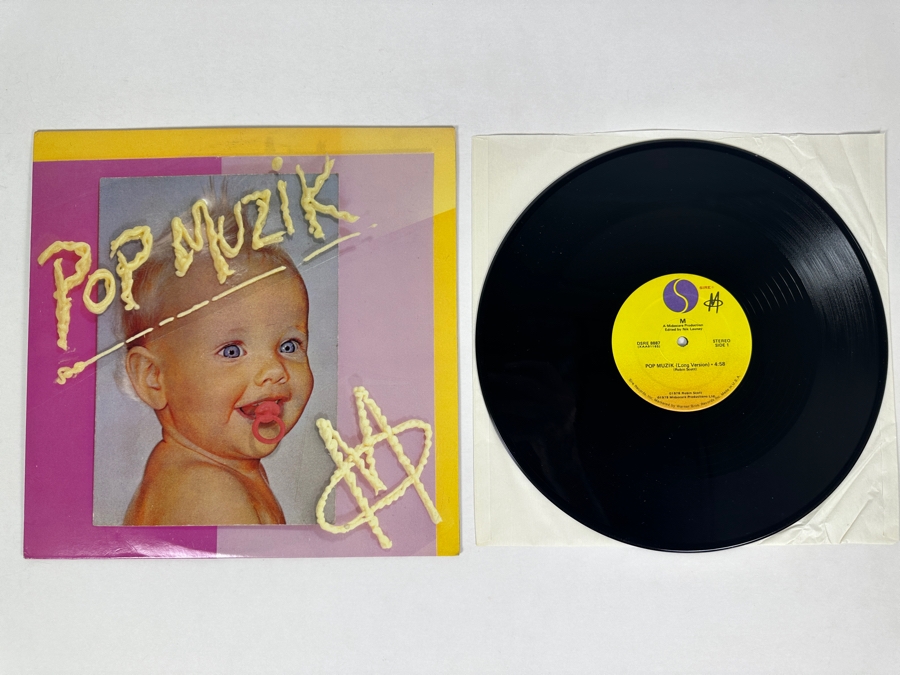 M - Pop Muzik DSRE 8887 Sire Records Vinyl Record 1979