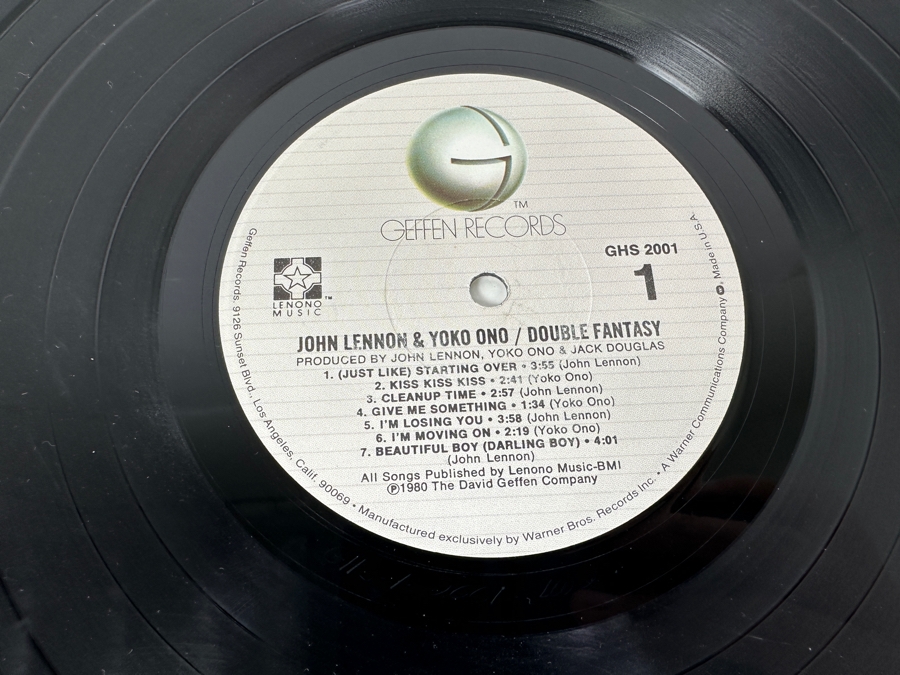 John Lennon & Yoko Ono - Double Fantasy GHS 2001 Geffen Records Vinyl Record 1980 Promo Copy [Photo 7]