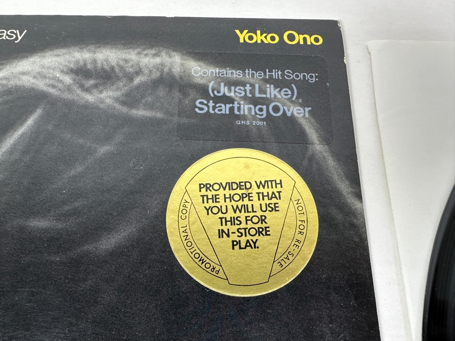 John Lennon & Yoko Ono - Double Fantasy GHS 2001 Geffen Records Vinyl Record 1980 Promo Copy [Photo 3]