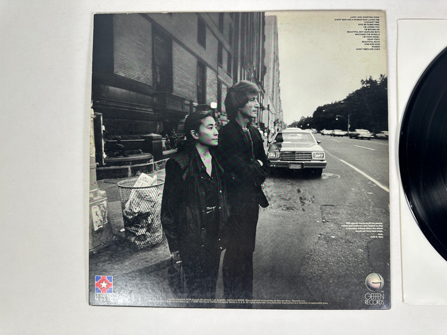 John Lennon & Yoko Ono - Double Fantasy GHS 2001 Geffen Records Vinyl Record 1980 Promo Copy [Photo 5]
