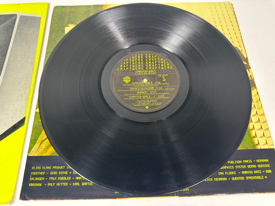 Kraftwerk - Computer World HS 3549 Warner Bros Records Vinyl Record 1981 Promo Copy [Photo 4]