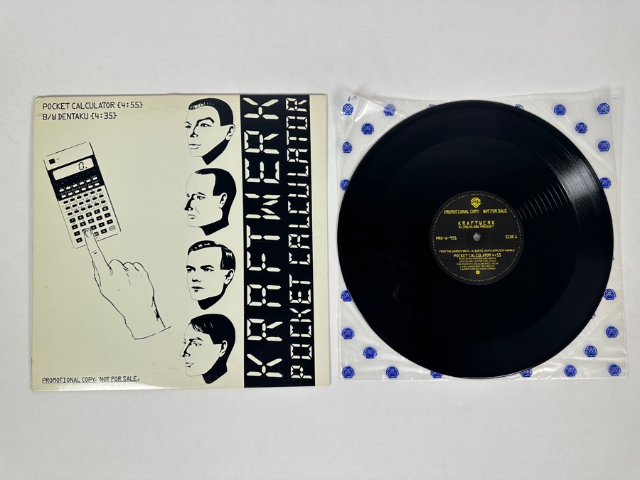 Kraftwerk - Kling Klang Produkt PRO-A-951 Warner Bros Records 12' Vinyl Record 1981 Promo Copy